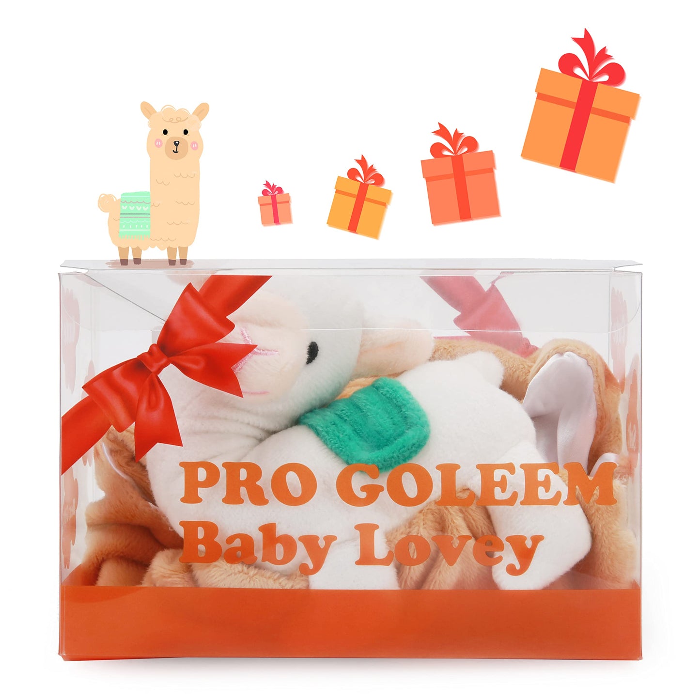 Pro Goleem Duck Security Blanket Soft Yellow Baby Lovey Unisex Lovie Baby Gifts for Newborn Toddler Snuggle Toy Stuffed Animal 16 Inch