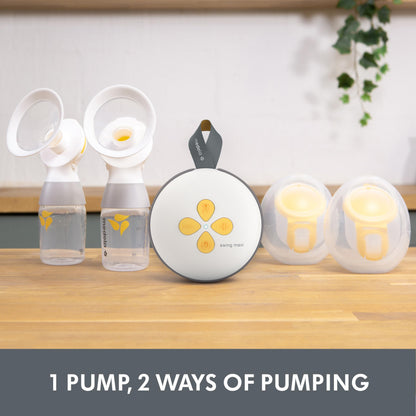 Medela Swing Maxi Pump Your Way Deluxe Bundle with Wearable in-Bra Collection Cups and PersonalFit Flex Breast Shields