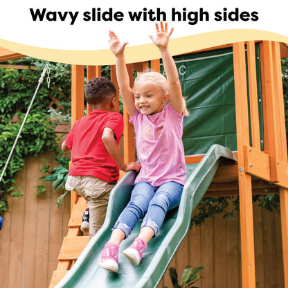 KidKraft Appleton Wooden Swing Set, (Amazon Exclusive)