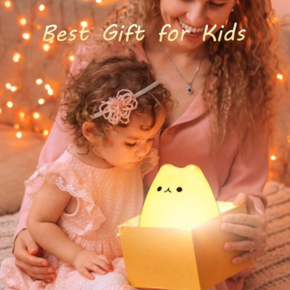ZKLiLi Shark Night Light for Kids, Shark Lights for Boys & Girls - Christmas Gifts, Kids & Teens Room Decor, Silicone Animal Night Lamp Gift