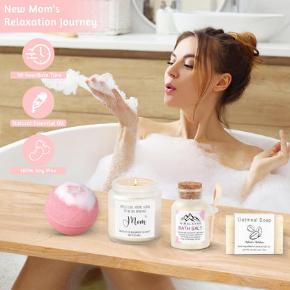 New Mom's Gifts & Baby Girl Gift, Baby Shower Gifts for Mom to Be, Expecting Moms, First Time Mothers Day Gift for New Mom, 13-Piece Pregnancy Care Package for Women