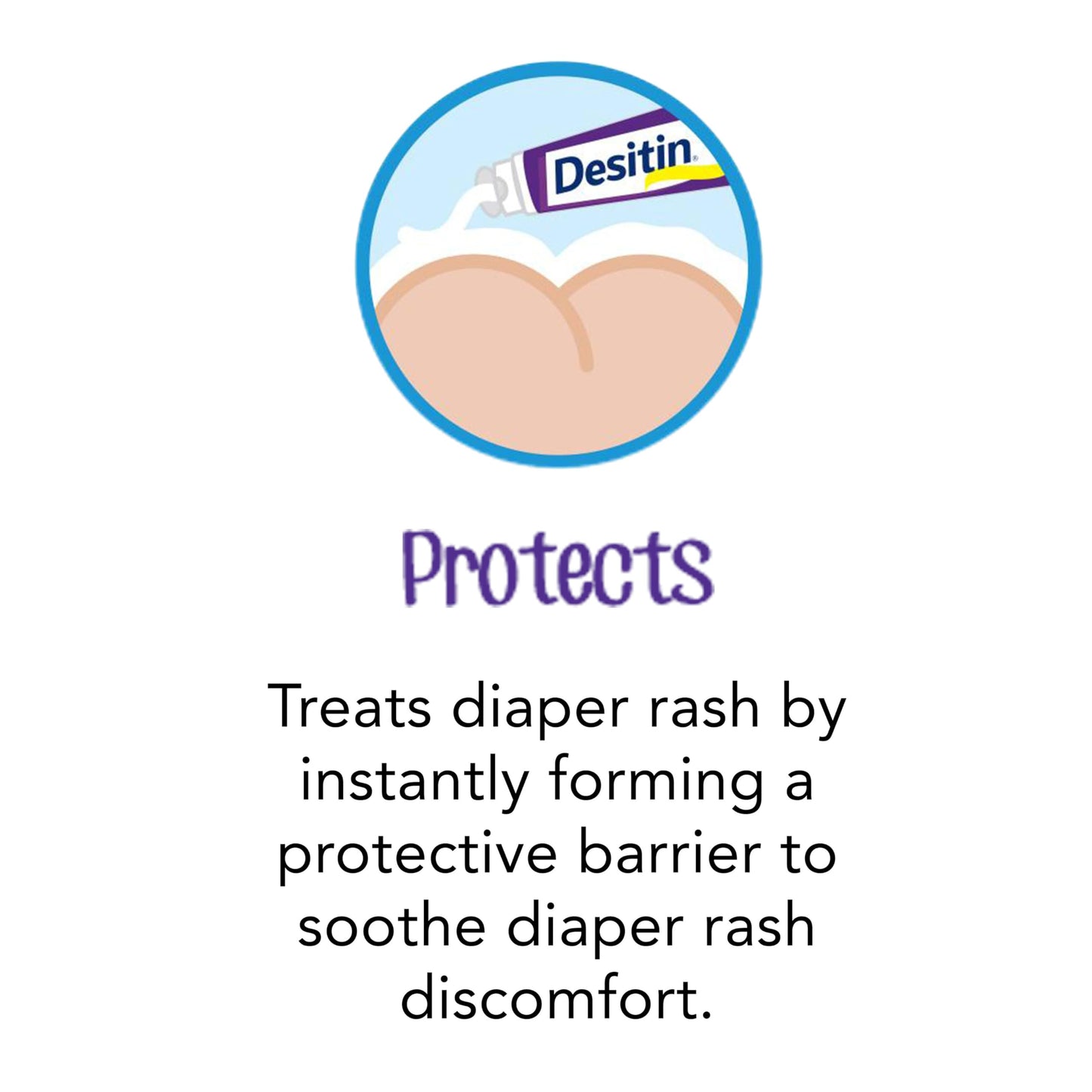 Desitin Maximum Strength Baby Diaper Rash Cream, 40% Zinc Oxide for Treatment, Relief & Prevention, Hypoallergenic, Phthalate- & Paraben-Free Paste, Protects Skin for 12 Hours, 4.8 oz
