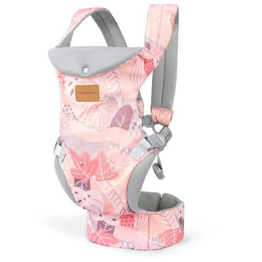 Baby Carrier Newborn to Toddler, Ergonomic Adjustable Toddler Carriers for 7-65 Lbs, Cozy Lightweight Infant Carrier with Neck Support, Baby Holder Carrier with Lumbar Support for Mom Dad