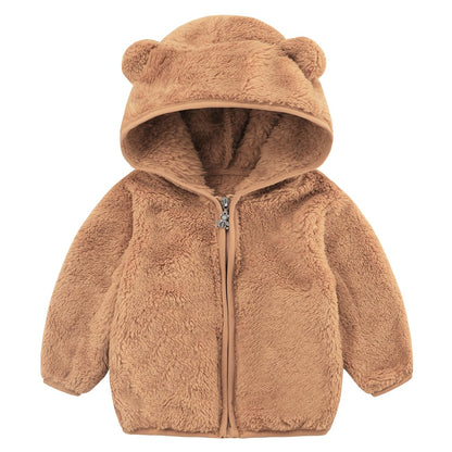 newborn boys girls 0-6 months winter jackets for baby coat warm flecee clothes