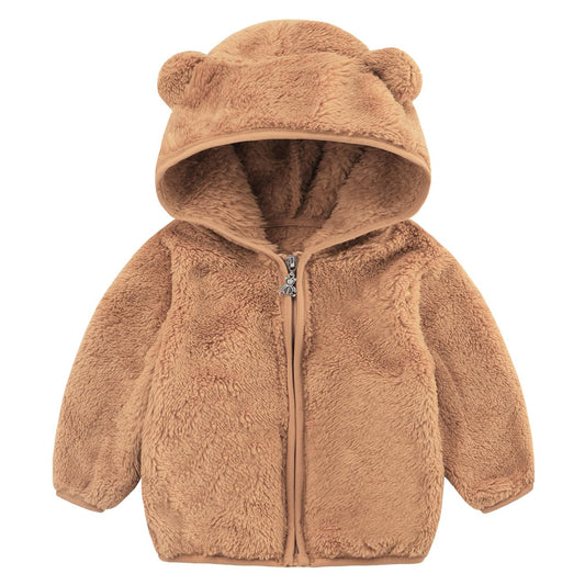 newborn boys girls 0-6 months winter jackets for baby coat warm flecee clothes