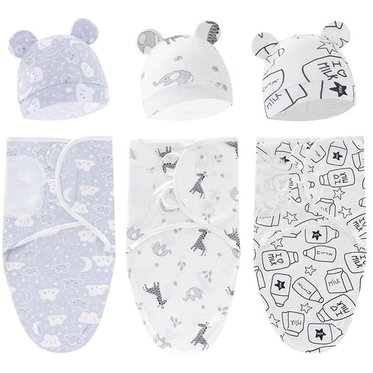 3-Pack Organic Baby Swaddle Sleep Sacks - Newborn Swaddle Sack - Baby Sleep Sack - Baby Swaddle Blanket Wrap…
