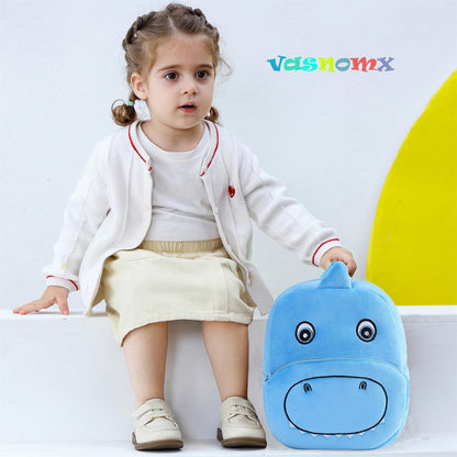 Cute Plush Toddler Backpacks Mini Brown Owl Backpack for Kids Real Littles Backpack for Boy Girl