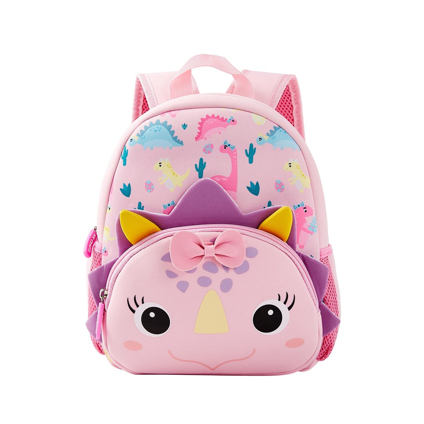 KK CRAFTS Preschool Backpack Toddler Neoprene Animal Schoolbag Lunch backpack for Kids Boys Girls(Dinosaur)