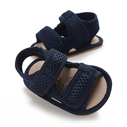 SOFMUO Baby Girls Boys Sparkly Bowknot Sandals Premium Soft Anti-Slip Rubber Sole Infant Summer Outdoor Shoes Toddler First Walkers