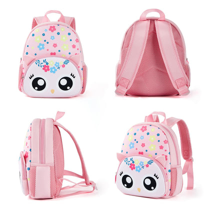 KK CRAFTS Preschool Backpack Toddler Neoprene Animal Schoolbag Lunch backpack for Kids Boys Girls(Dinosaur)