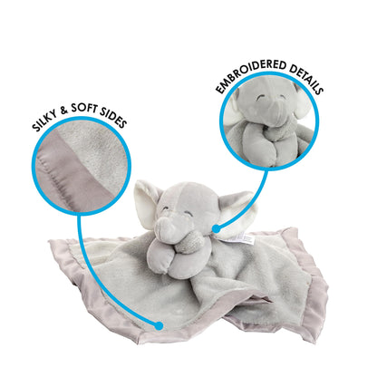 KIDS PREFERRED Carter's Baby Blanket Unisex Loveys for Babies Essentials, Newborn Boys and Girls Security Blankets with Soft Minky Fabric, Snuggle Toy Plush Stuffed Animal - Spotted Cow
