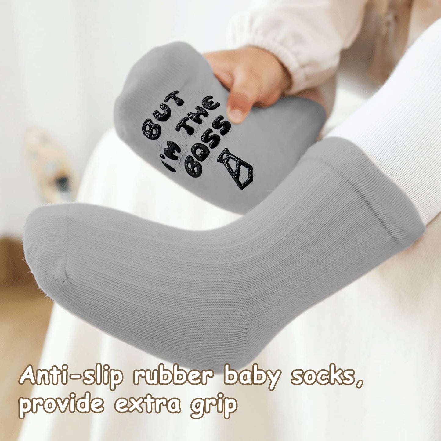 Baby Shower Gifts, Baby Boy Gifts Basket Includes Newborn Blanket Baby Lovey Security Blanket Wooden Rattle Toy, Funny Baby Bibs Socks & Greeting Card - Baby Gift Set Newborn Shower Basket