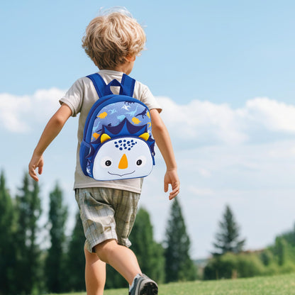 KK CRAFTS Preschool Backpack Toddler Neoprene Animal Schoolbag Lunch backpack for Kids Boys Girls(Dinosaur)