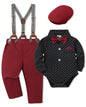 SANMIO Baby Boy Clothes 0-24M Baby Boy Suits 4pcs Baby Boys Baptism Easter Outfits Baby Christmas Clothes