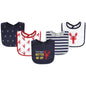 Hudson Baby Unisex BabyCotton Bibs