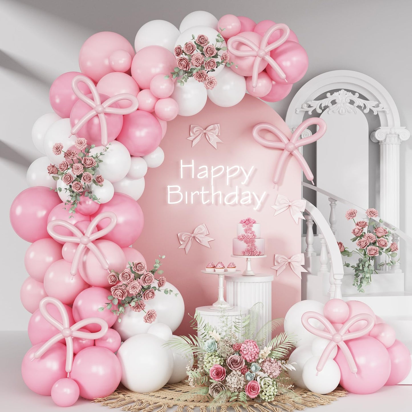 Dusty Blue Sage Green Balloon Arch Kit Slate Fog Blue Pastel Green White Sand Beige Gold Balloons Garland for Jungle Safari Birthday Baby Shower Wedding Party Decorations