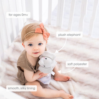 Pearhead Cloud Security Blanket, Soft Baby Lovey for Babies, Snuggle Toy Stuffed Animal, Newborn Infant and Toddler Security Toy, Baby Boy or Baby Girl Lovie, New Baby Gift, White Cloud Lovey