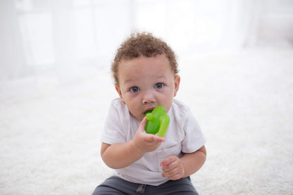 Dr. Brown's AquaCool Water-Filled Baby Teether, Cools & Massages Sore Gums, BPA Free, Pineapple and Apple, 2 Pack, 3m+