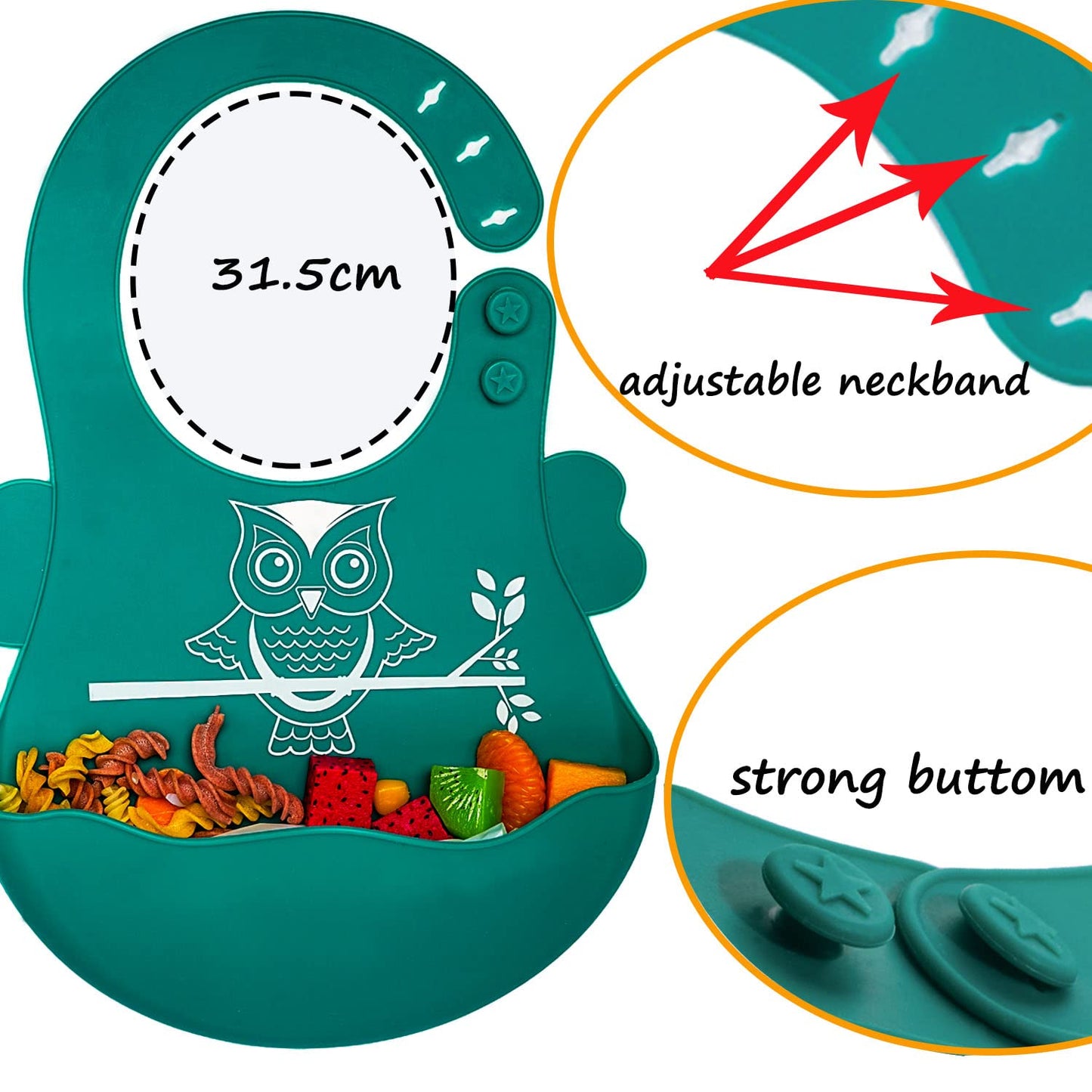 Silicone Suction Plates for Baby Toddler with Spoon Fork set Divided Dinosaurs Plates Self Feeding Training Baby Dinner Plate-Green Dinosaurs Plate Set
