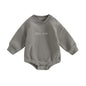 VISGOGO Newborn Infant Baby Boy Girls Oversized Romper Little Dude Sweater Onesie Coming Home Outfit Neutral Clothes