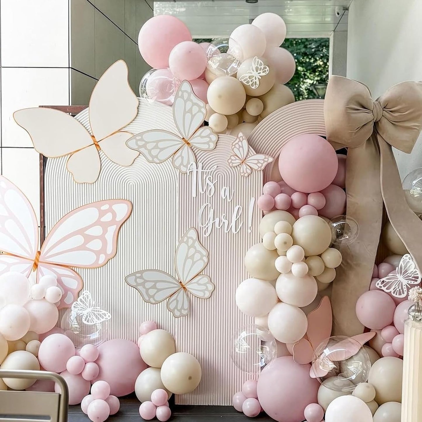 Dusty Blue Balloons Garland Arch Kit 139Pcs Fog Blue White Sand Balloons for Baby Shower Birthday Bear Theme Wedding Bride Anniversary Gender Reveal Party Decorations for Boy Girl Adult