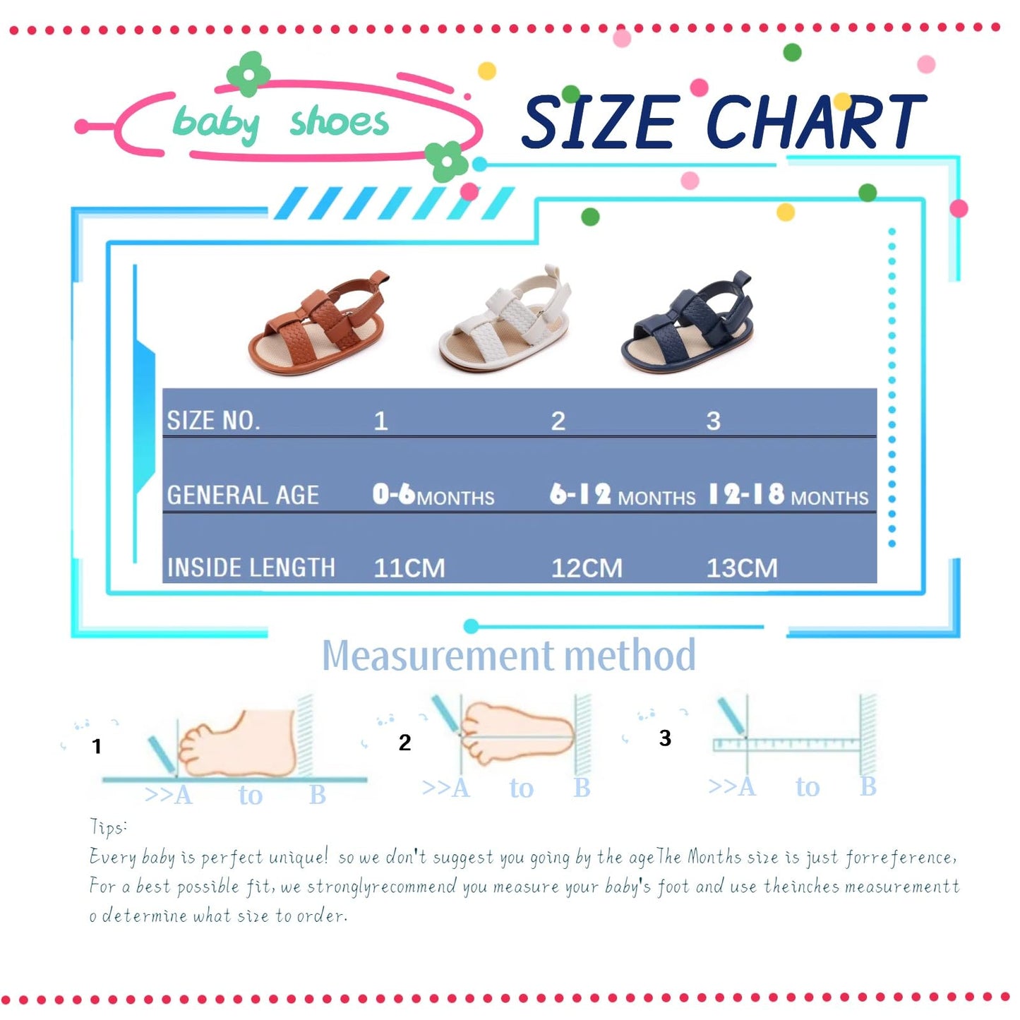 Infant Boys Girls Sandals, Summer Baby Rubber Soles Non-Slip PU Leather Sandals, Newborn Toddler Prewalker First Walking Beach Outdoor Shoes,Infant Toddler Unisex Summer Shoes for babies