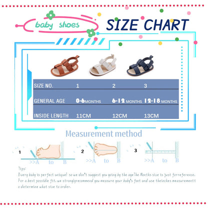 Infant Boys Girls Sandals, Summer Baby Rubber Soles Non-Slip PU Leather Sandals, Newborn Toddler Prewalker First Walking Beach Outdoor Shoes,Infant Toddler Unisex Summer Shoes for babies