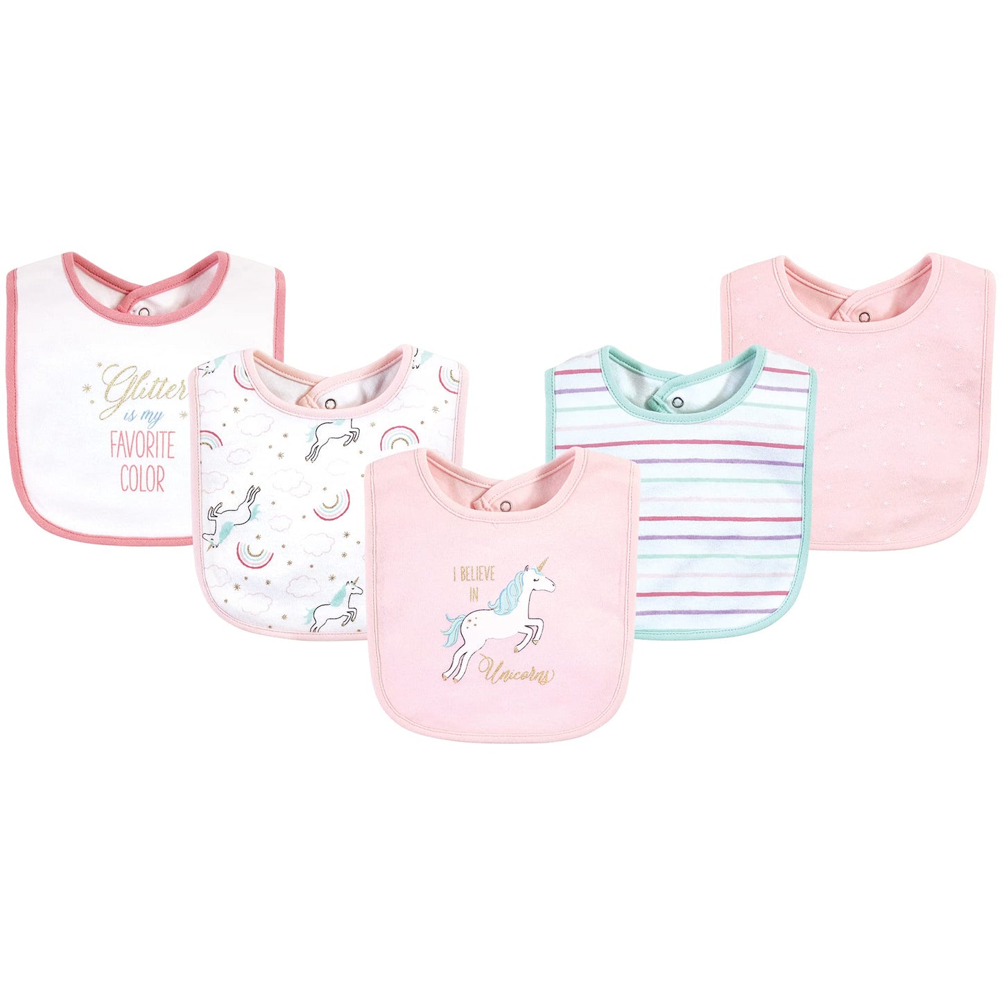 Hudson Baby Unisex BabyCotton Bibs
