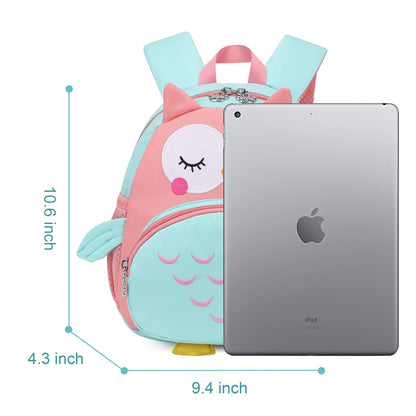 Toddler Backpack for 1-3 Year Old Girls & Boys Waterproof 3D Animal Cartoon Rabbit Design Kids Travel Backpack Lightweight Preschool Daycare Bag with Adjustable Straps(Little White Rabbit)