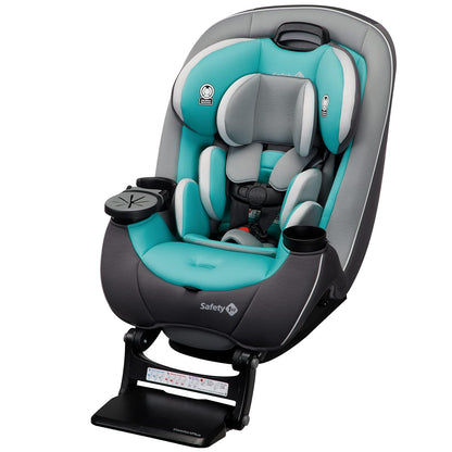Safety 1st Grow and Go All-in-One Slim Convertible Car Seat, Rear Facing, 5-40 lbs, Forward Facing (30–65 lbs), High Back Booster Seat 40-100 pounds, Dunes Edge