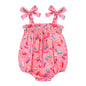 Baby Girl Summer Clothes Newborn Girl Outfits Cute Strap Baby Girl Romper Jumpsuit Infant Floral One Piece Bodysuit