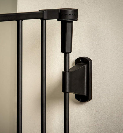 Regalo 192-Inch Super Wide Adjustable Baby Gate and Play Yard, Black, 4-in-1, Bonus Kit, Includes 4 Count (Pack of 1) of Wall Mounts