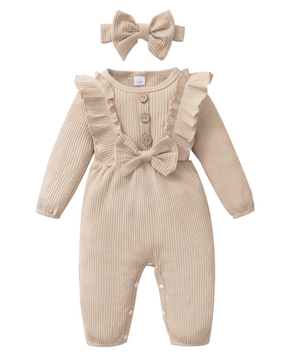 Mioglrie Newborn Baby Girl Clothes One Piece Jumpsuits Clothes Short Sleeve Rompers Summer Clothes for Baby