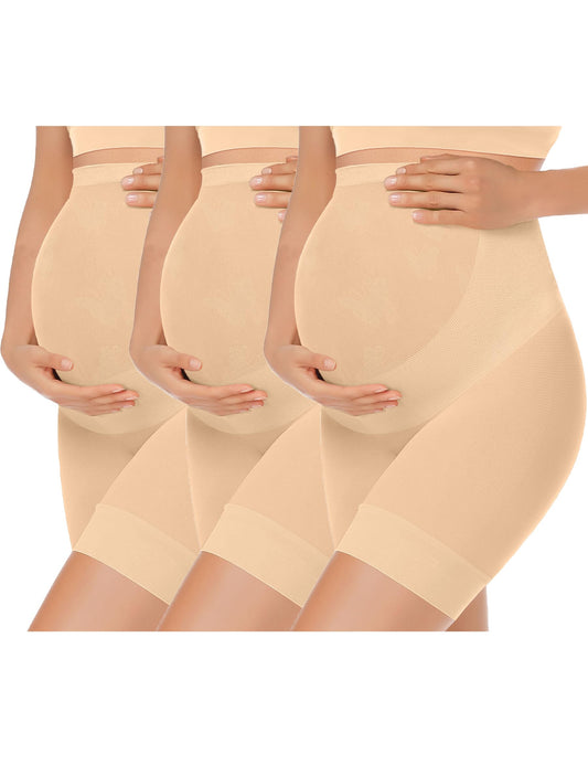 KIM S Shape Your Bump Seamless Maternity Shapewear for Dress, Pregnancy Postpartum Prevent Chafing Support-Underwear