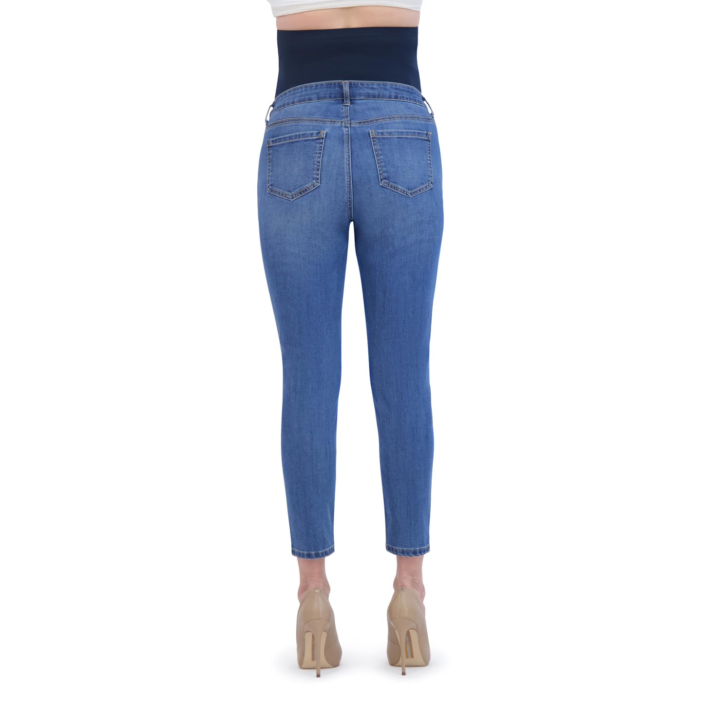 Savi Parker Women’s Maternity Jeans Over The Belly - Pregnancy Clothes for All Seasons, Maternity Pants