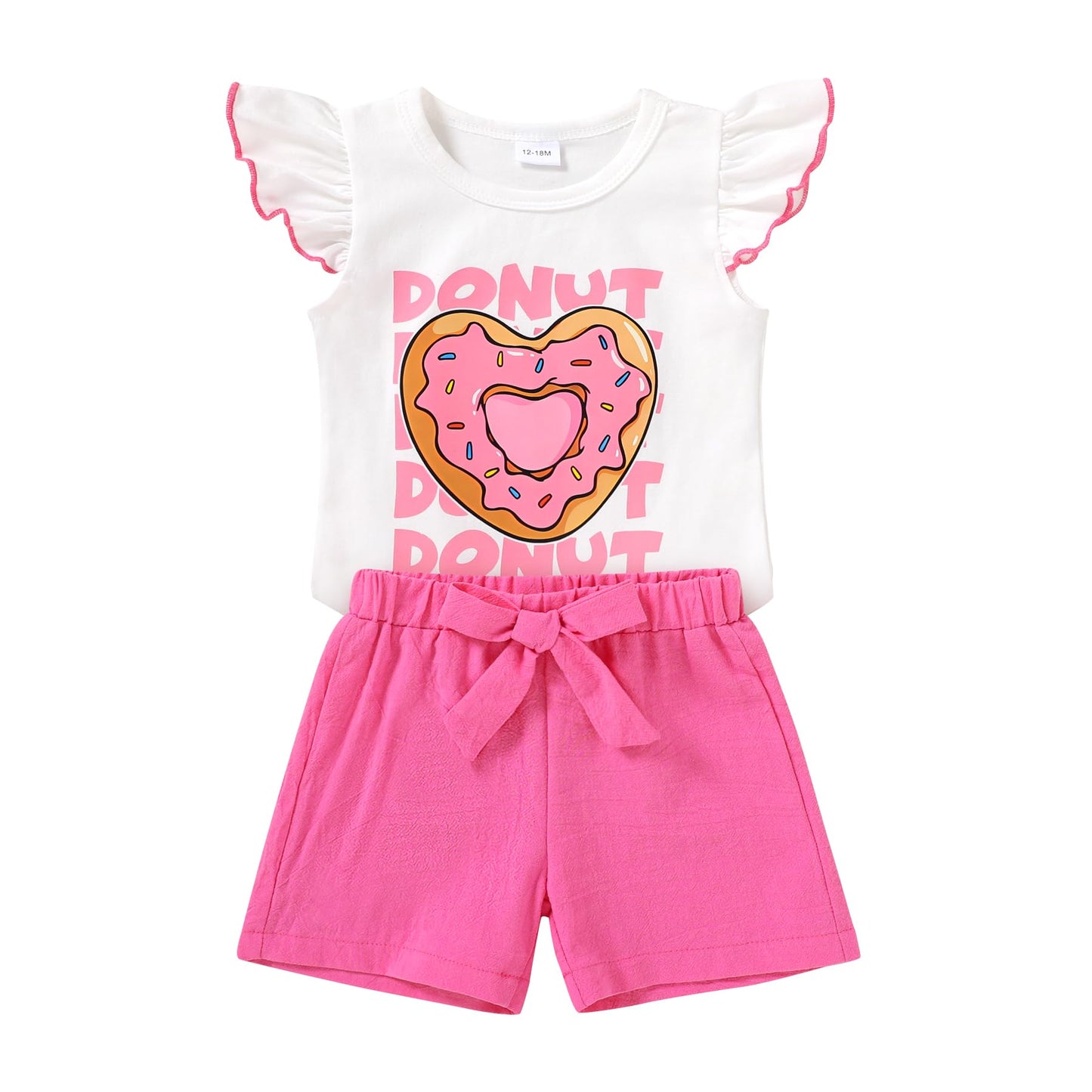 YOUNGER TREE Toddler Baby Girls Clothes Sunflower T-shirt + Bowknot Shorts with Cute Summer Girl Clothes Set