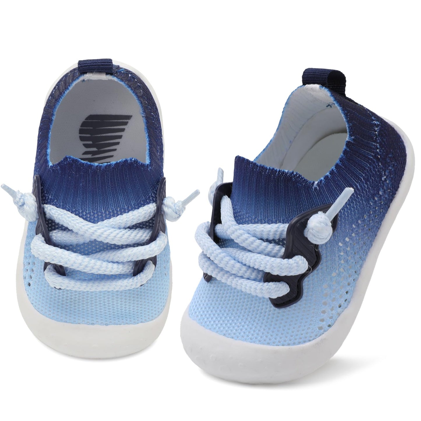 BARERUN Baby Shoes Baby First Walking Shoes Infant Sneakers Wide Barefoot Slip on Soft Sole Boys Girls Crib Shoe Toddler Breathable Lightweight House Socks