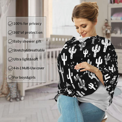 Cute Butterfly Baby Stuff Car Seat Covers Baby Multi-Use Car Seat Canopy Carrier Cover, Breathable Breastfeeding Cover Boys & Girls