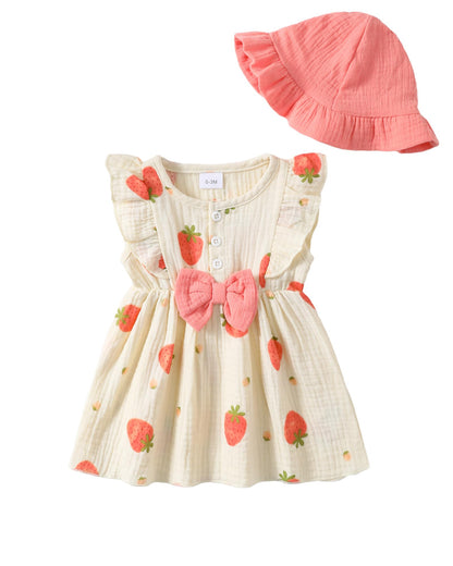 Newborn Baby Girl Clothes Cotton Linen Dresses Infant Casual Sundress Playwear Summer Toddler Girl White Dress