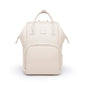 HaloVa Diaper Bag, Leather Backpack Eco-Friendly Leather Daddy Mommy Baby Bag with 24L Capacity & Multiple Pockets