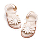 Felix & Flora Toddler Girls Sandals Soft Rubber Flats Summer Baby Flower Girl Shoes.