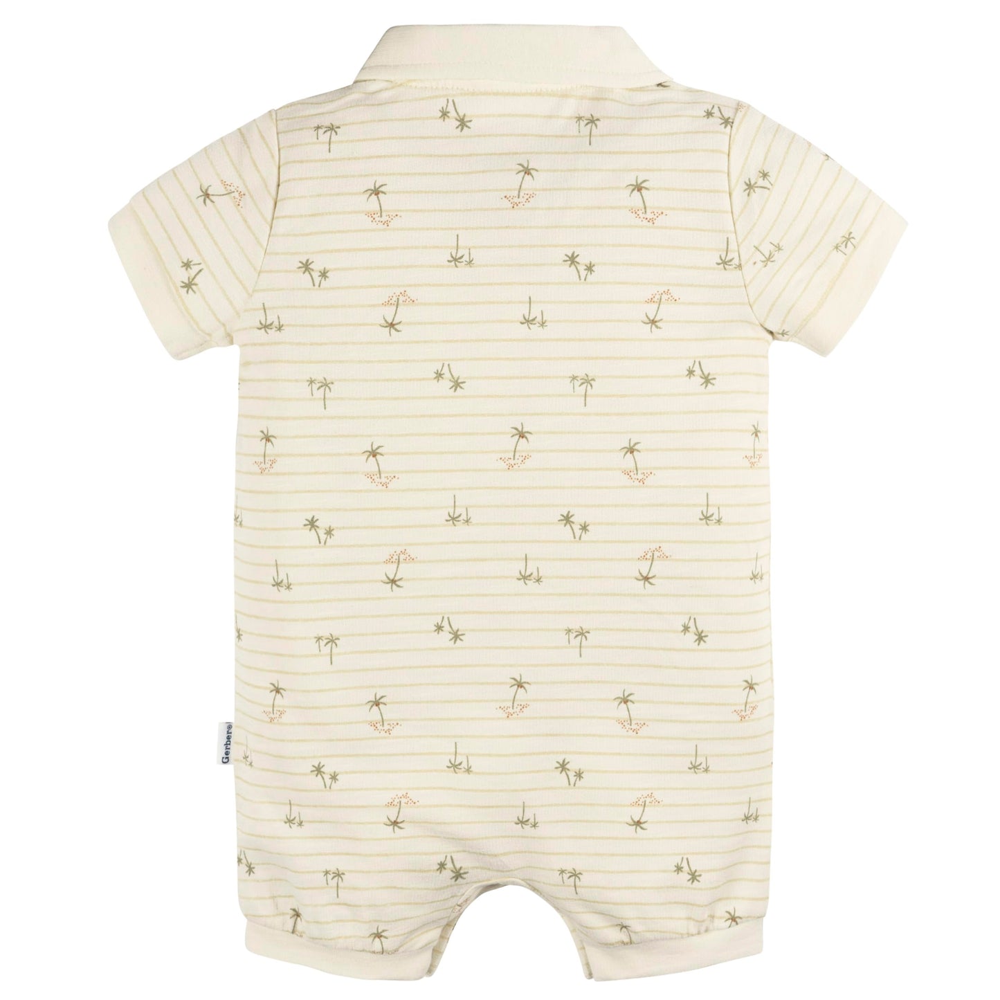 Gerber Baby Boys' Cotton Polo Romper