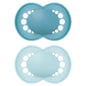 MAM Original Matte Baby Pacifiers, Binky for 6-16 Months, BPA-Free Silicone Nipple, Easy to Clean, Best for Breastfed Babies, Developed with Medical Experts, 2 Count Binkies with Sterilizer Case