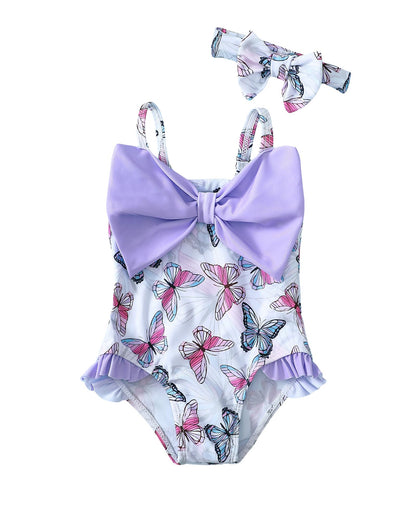 Mioglrie Toddler Baby Girl Swimsuit Infant Bathing Suits Summer Beach Swim Suit Newborn One Piece Swimwear for Girls