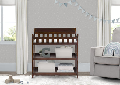 Delta Children Eclipse Changing Table with Changing Pad, White