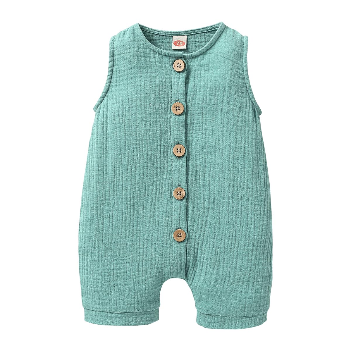 Infant Newborn Baby Boys Girls Cotton Linen Romper Summer Jumpsuit Sleeveless Overalls Clothing Set