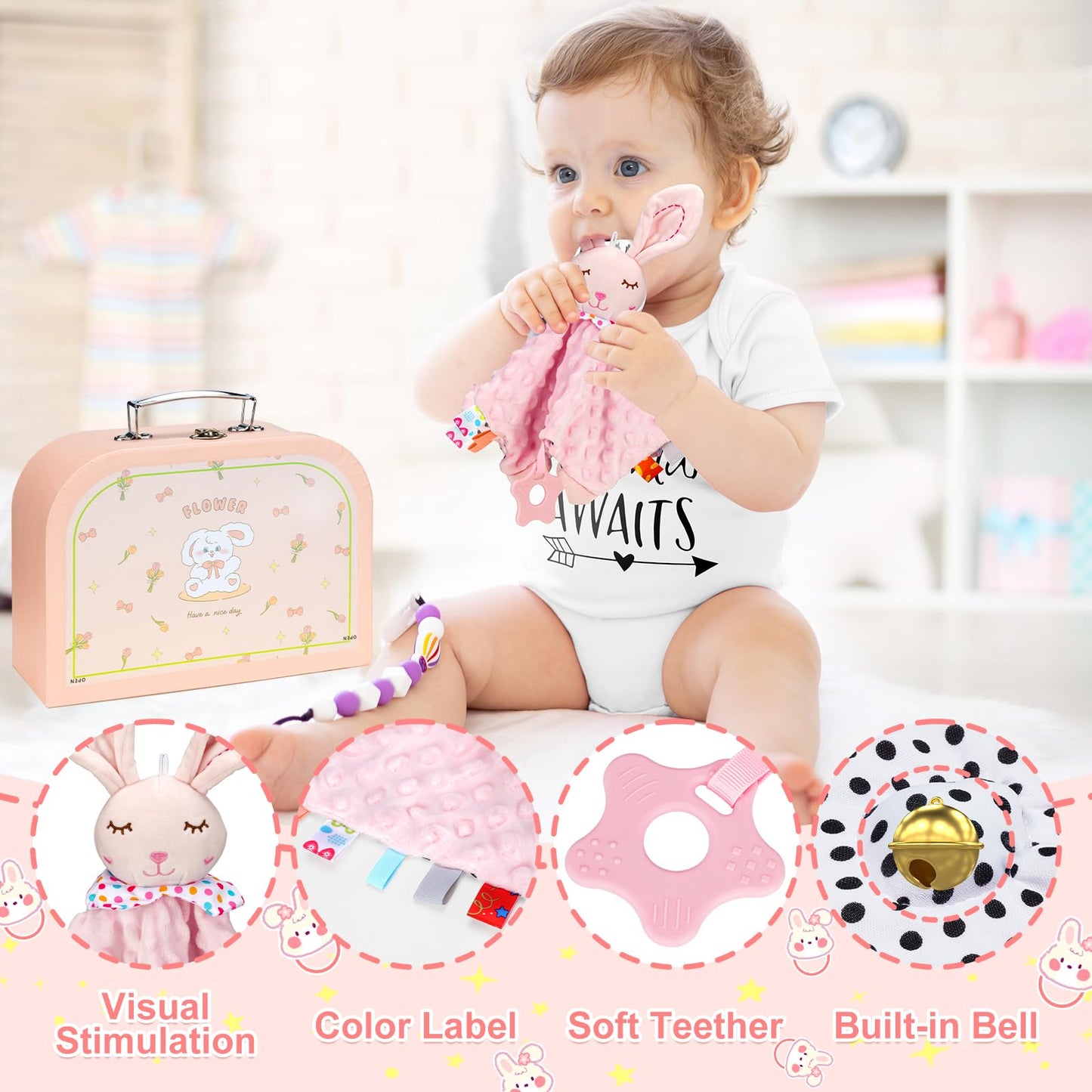 Baby Boy Gifts for Baby Shower, 10Pcs Newborn Baby Shower Boy Gift, Premium & Exquisite Welcome Baby Gift Basket Set Baby Boy Shower Gifts, Baby Boy Gift Basket Set & Baby Boy Gifts Set