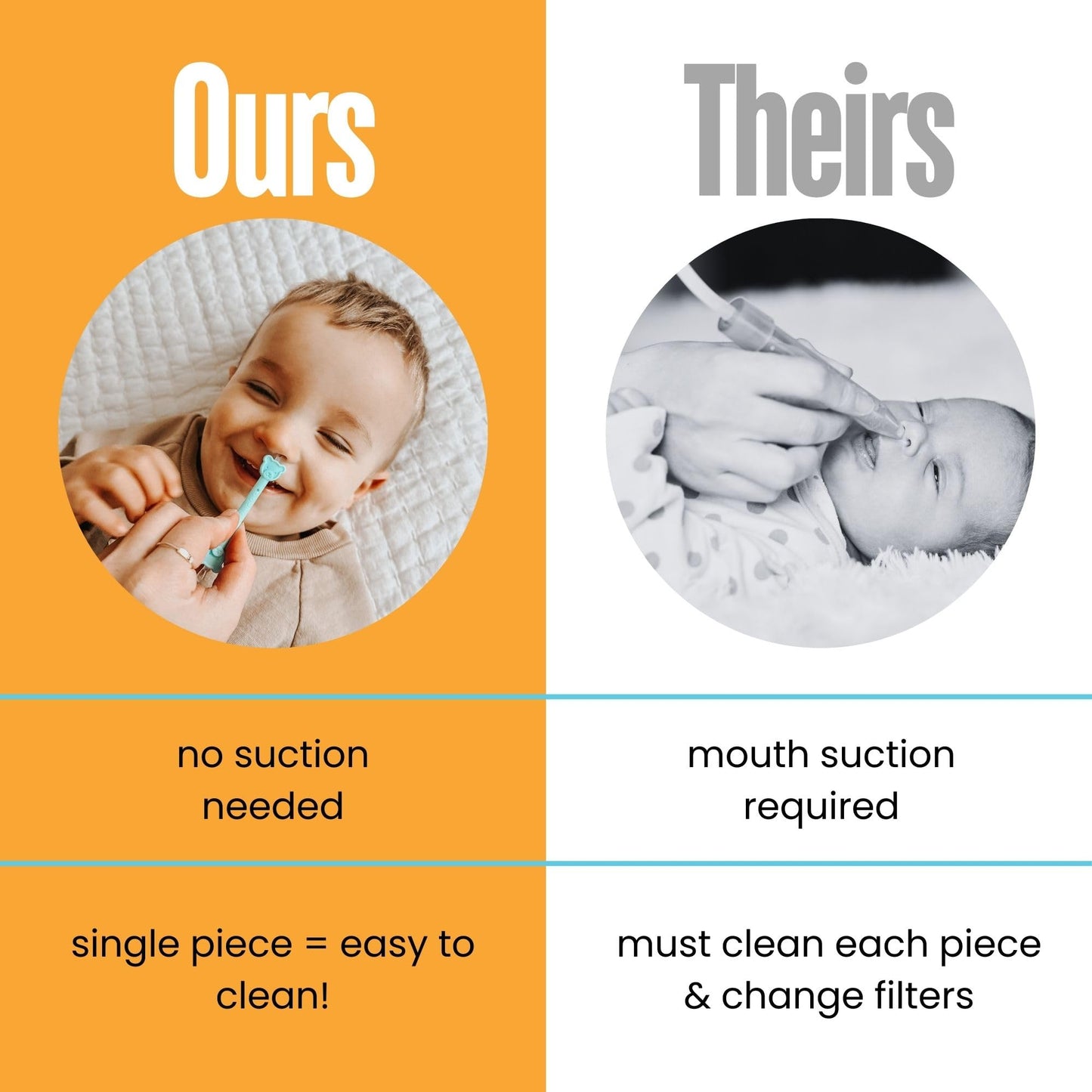oogiebear: Baby Nose Cleaner & Ear Wax Removal Tool - Safe Booger & Earwax Removal for Newborns, Infants, Toddlers - Dual-Ended - Essential Baby Stuff, Diaper Bag Must-Have, with CASE