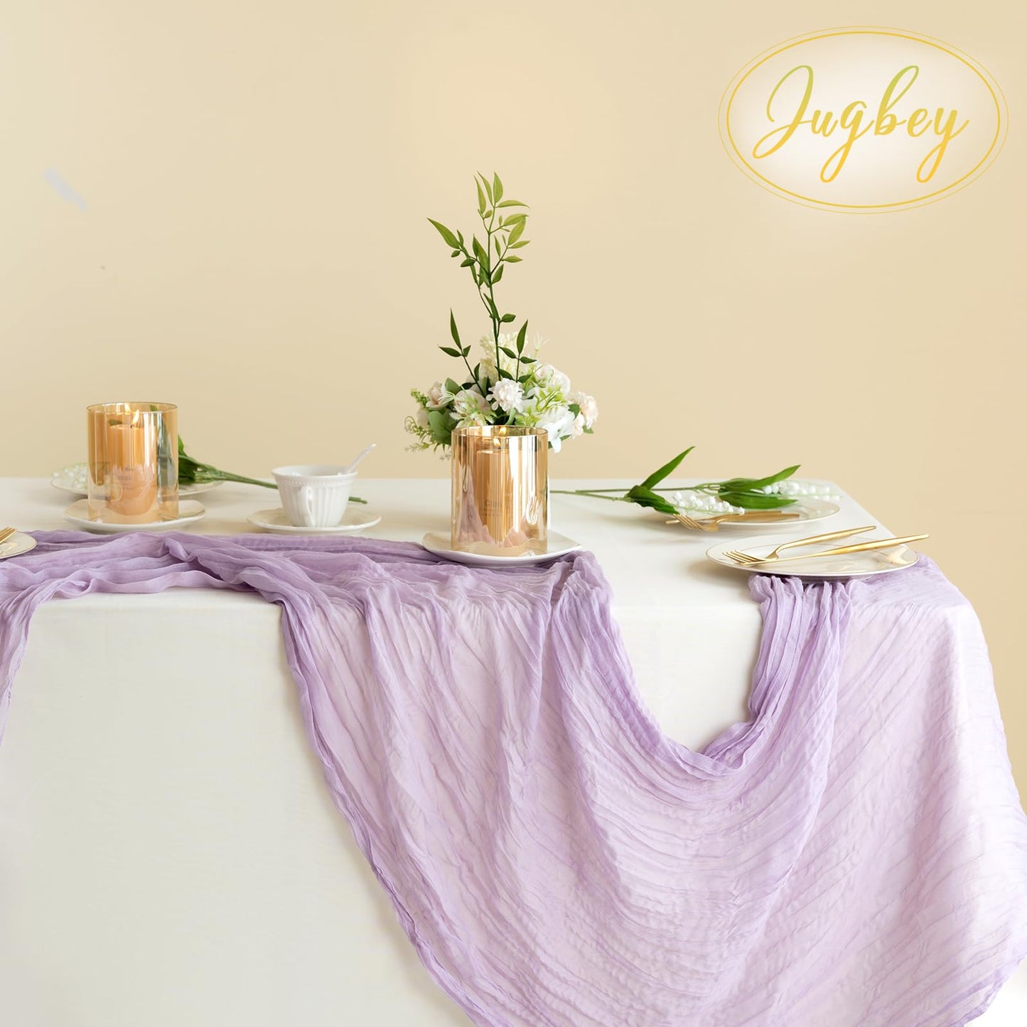 Light Pink Cheesecloth Table Runner 10ft Boho Rustic Gauze Cheese Cloth Spring Decor for Wedding Party Bridal Baby Shower Birthday Table Decorations
