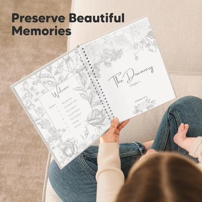 Pregnancy Journal, Pregnancy Announcements - 80 Pages Hard Cover Baby Books For Mom To Be Gift, Baby Memory Book Keepsake, Gender Reveal Gifts For New Moms, Mother's Day Gifts (Clay)